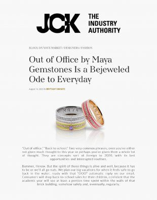 Out of Office by Maya Gemstones Is a Bejeweled Ode to Everyday