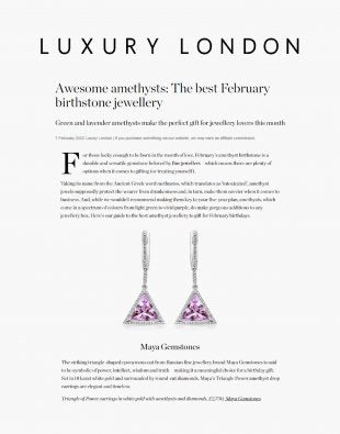 Awesome amethysts: The best February birthstone jewellery